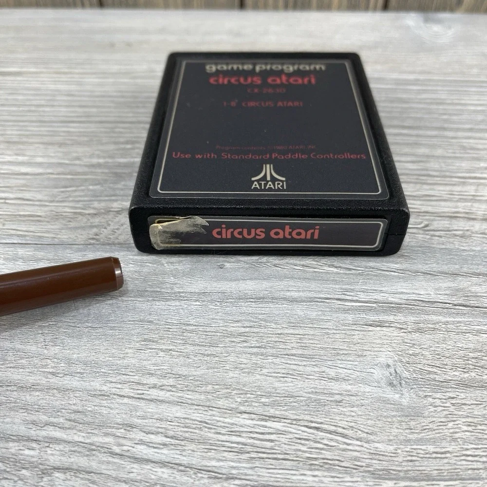 Atari 2600 Circus Atari 1980 Game Cartridge Only Tested